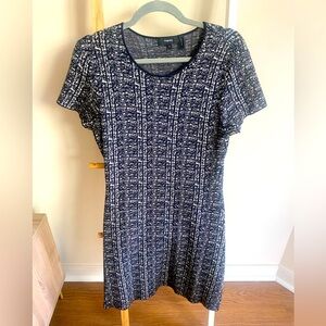 Theory Knit Tweed Like Wool Dress